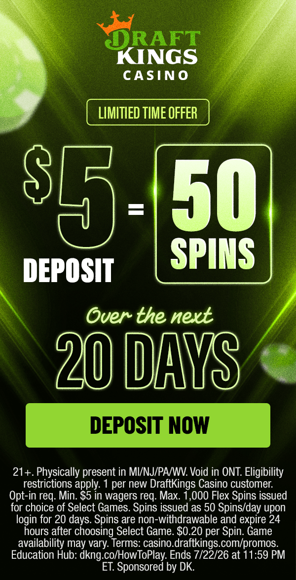 DraftKings Play $5, Get 50 Spins for 30 Days draftskings_banner3 (2)